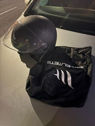 Casco de moto interior