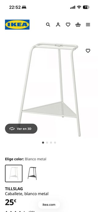 Escritorio Ikea ANFALLARE 140x65 cm
