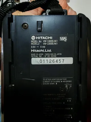 Videocamera Hitachi Vintage (DA TESTARE)