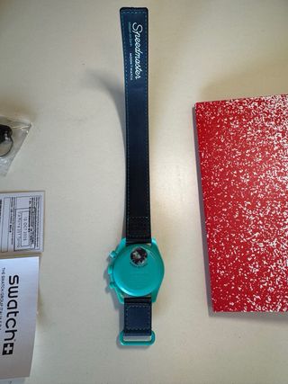 Omega x Swatch Mission on Earth polar lights