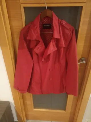 Chaqueta roja mujer