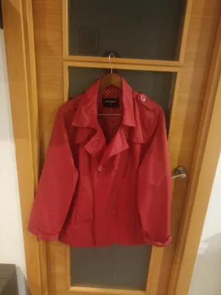 Chaqueta roja mujer