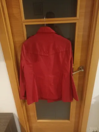 Chaqueta roja mujer