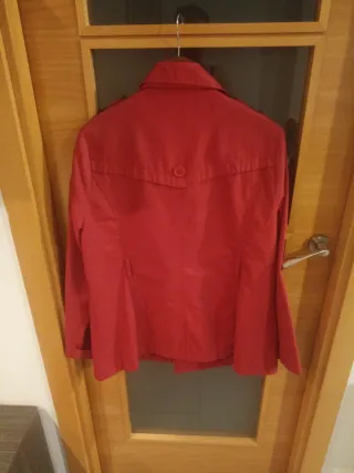 Chaqueta roja mujer