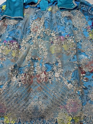 Traje de Fallera azul