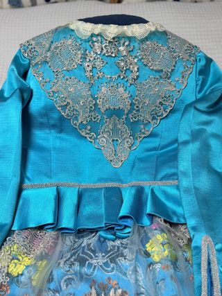 Traje de Fallera azul
