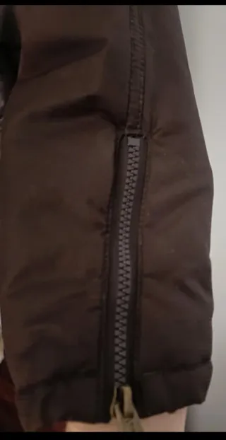 Chaqueta acolchada marrón