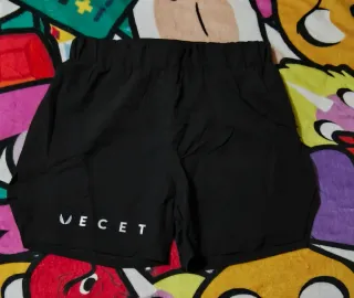 Pantalones cortos VECET gimnasio negros