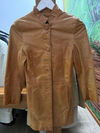 Lote de chaquetas de piel vintage