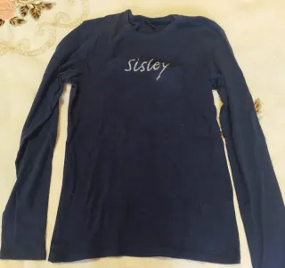 Maglietta Sisley donna manica lunga