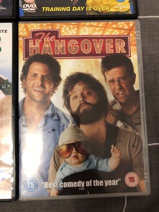 Pack 4 Películas DVD: Ride Along 1 y 2, Hangover