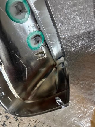 Cubre espejos Audi color acero