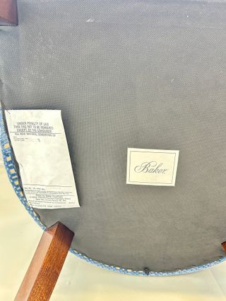 Pareja Sillas Baker Tapizadas Modelo B