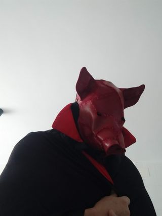 Máscara de cabeza cerdo