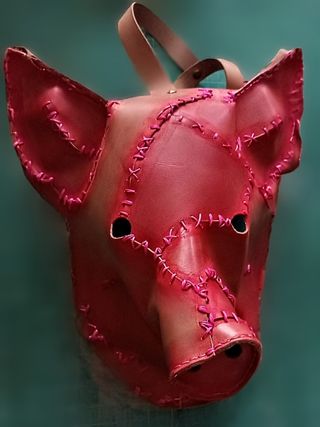 Máscara de cabeza cerdo