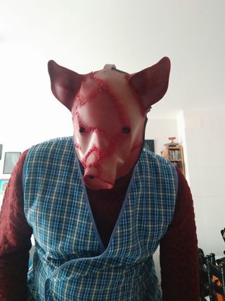Máscara de cabeza cerdo