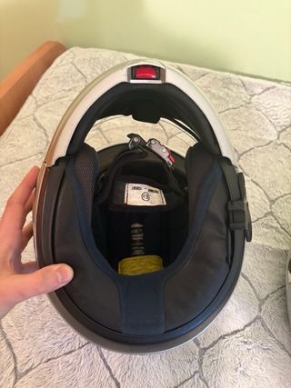 2 Cascos de Moto Nolan Plateados