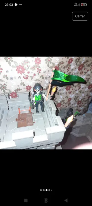 Castillo Playmobil con caballero