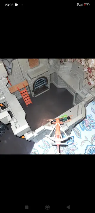 Castillo Playmobil con caballero