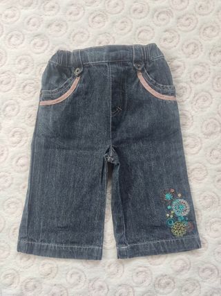 Lote 3 pantalones bebé niña