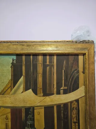 Pintura al óleo antigua