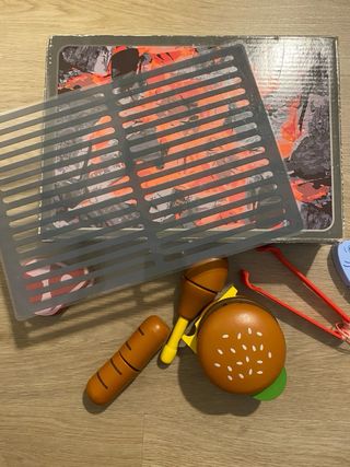 Juego Barbacoa Madera Montessori