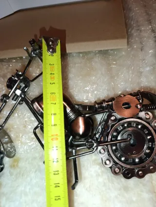 Moto Chopper Metal Reciclado