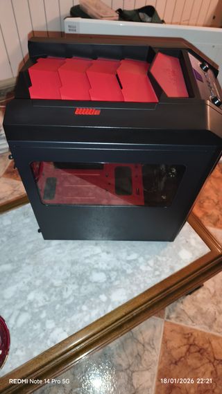 Torre Gamer Aerocool Xpredator Cube Roja