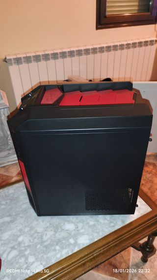 Torre Gamer Aerocool Xpredator Cube Roja