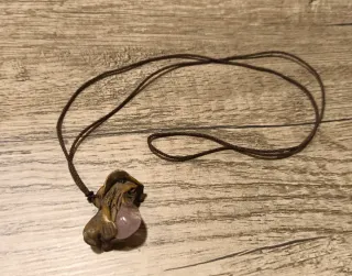 Ciondolo Folletto Quarzo Rosa