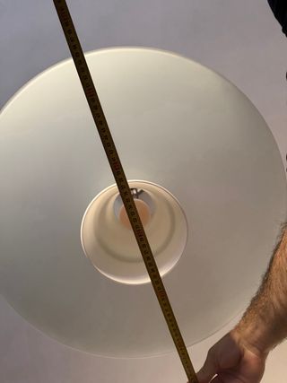 Lámpara de salón blanca