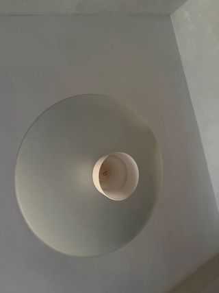 Lámpara de salón blanca