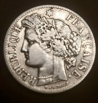 monedas Francia plata Ceres/Semeuse