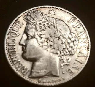 monedas Francia plata Ceres/Semeuse