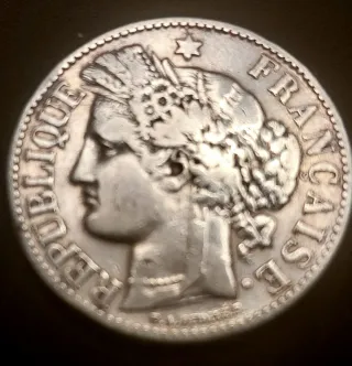 monedas Francia plata Ceres/Semeuse