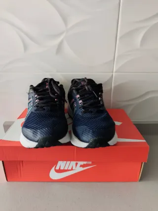 Nike Run Swift 2 zapatillas Mujer negro/verde azul