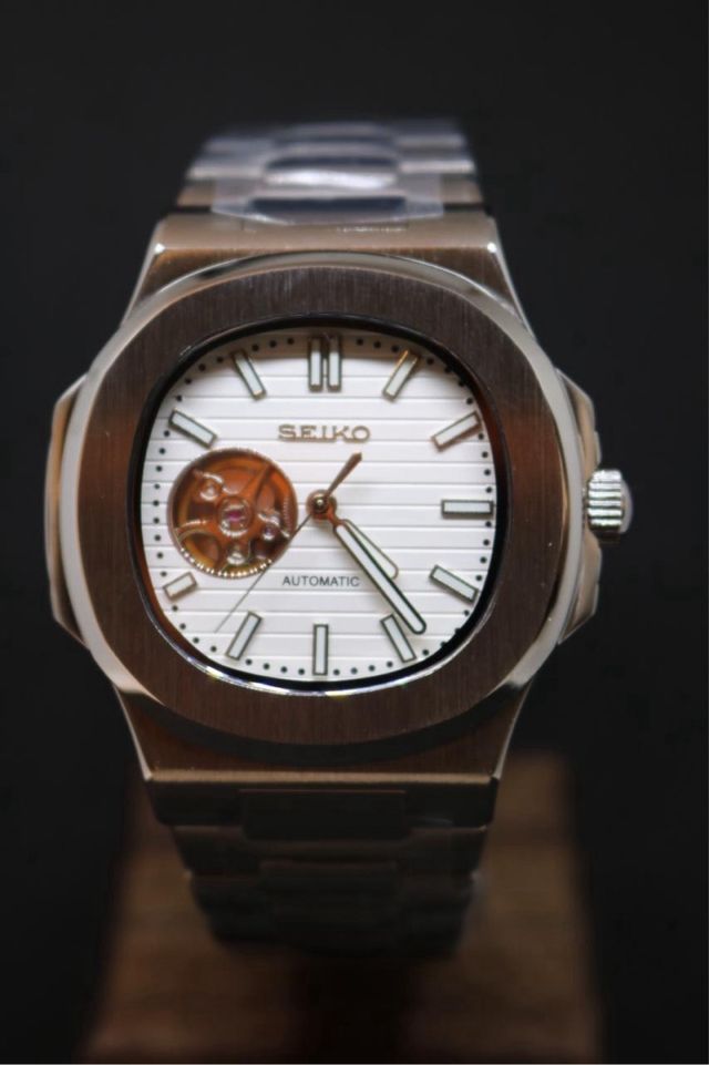 Seiko MODS Nautilus Esfera Blanca