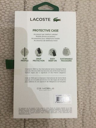 Cover Lacoste iPhone 15 Pro MagSafe