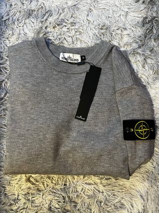 Sudadera Stone Island Gris Talla M