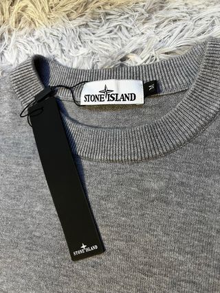 Sudadera Stone Island Gris Talla M