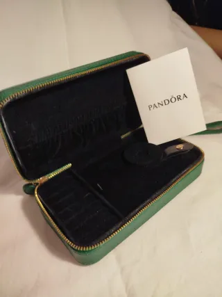 Joyero de viaje Pandora verde