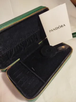 Joyero de viaje Pandora verde