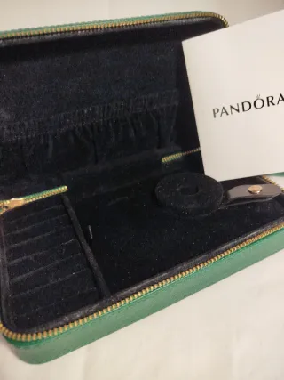 Joyero de viaje Pandora verde