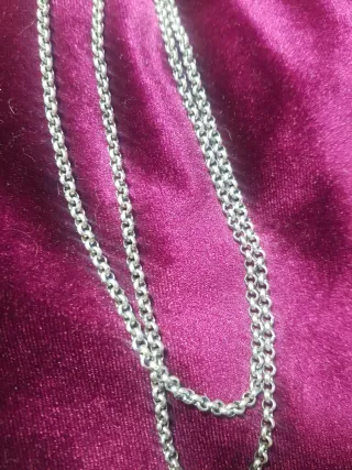 Cadena ciclon hombre plata