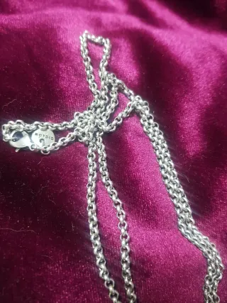 Cadena ciclon hombre plata