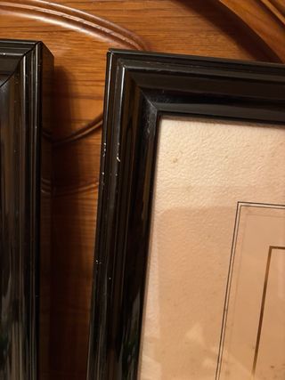 Cuadros antiguos de madera