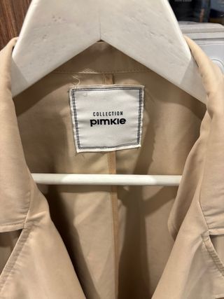Gabardina Pimkie beige mujer