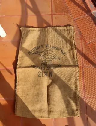 Saco de yute Martín F. Villarán S.A.