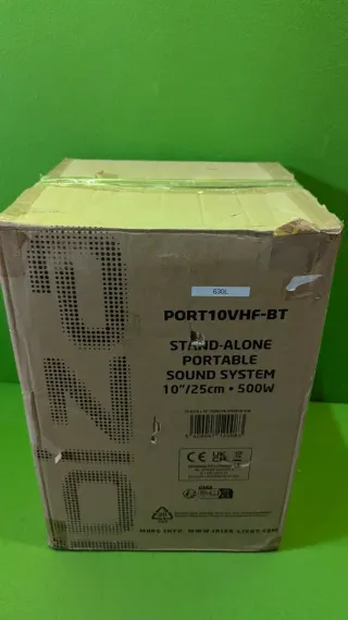 Altavoz Portátil Ibiza PORT10VHF-BT 10 500W