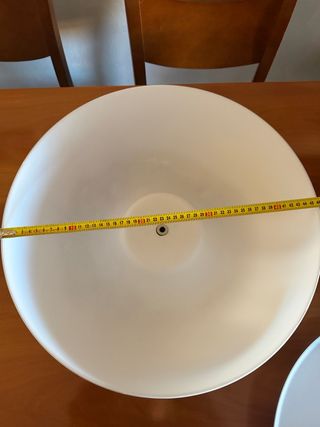 Lámpara de techo blanca